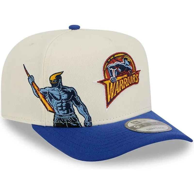 snapback-9fifty-a-frame-precurved-hardwood-classics-golden-state-warriors-nba-new-era