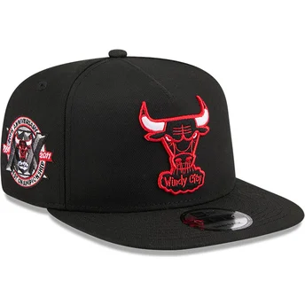Καπέλα επίπεδη μαύρο snapback 9FIFTY A Frame Hardwood Classics από Chicago Bulls NBA από New Era