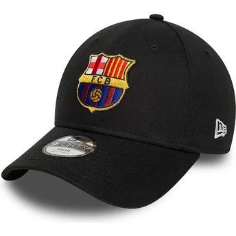 Καπέλα καμπύλη μαύρο snapback για παιδιά 9FORTY ajustable από FC Barcelona LALIGA από New Era