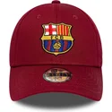 new-era-curved-brim-youth-fc-barcelona-laliga-9forty-core-red-adjustable-cap