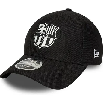 New Era Curved Brim FC Barcelona LALIGA 9FORTY M-Crown Diamond Era Black Snapback Cap