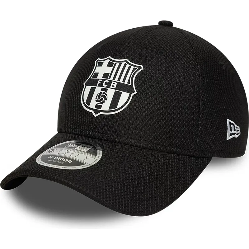 new-era-curved-brim-fc-barcelona-laliga-9forty-m-crown-diamond-era-black-snapback-cap