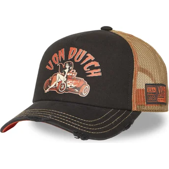 Καπέλα καμπύλη μαύρο snapback CREW31 από Von Dutch