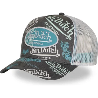 Καπέλα καμπύλη μαύρο snapback CAFE10 από Von Dutch