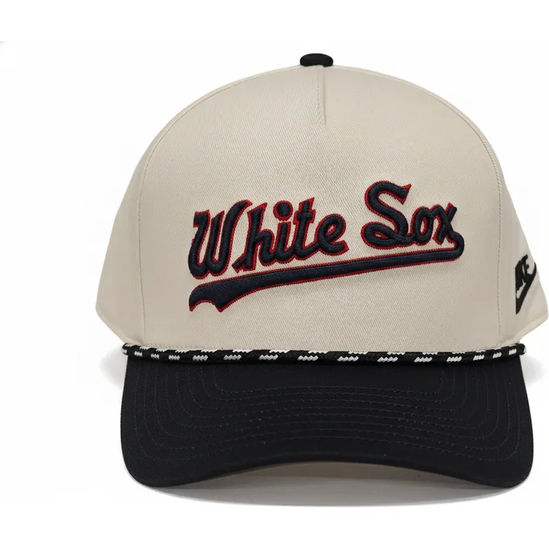 beige-snapback-rise-structured-chicago-white-sox-mlb-nike