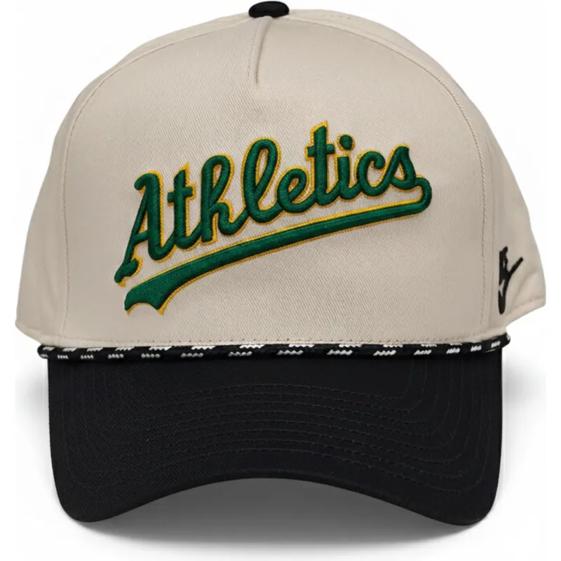 beige-snapback-rise-structured-oakland-athletics-mlb-nike