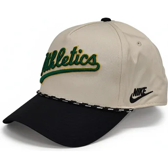 Nike Curved Brim Rise Structured Oakland Athletics MLB...