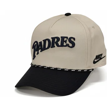 Καπέλα καμπύλη μπεζ snapback Rise Structured από San Diego Padres MLB από Nike