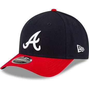 Καπέλα καμπύλη ναυτικό μπλε snapback 9FORTY M-Crown Player Replica από Atlanta Braves MLB από New Era