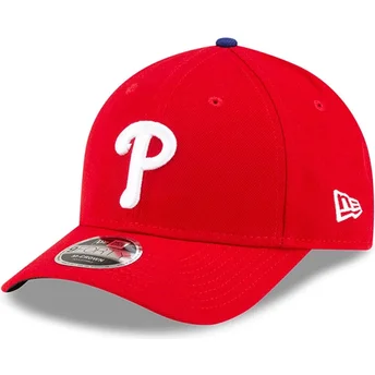 Καπέλα καμπύλη κόκκινο snapback 9FORTY M-Crown Player Replica από Philadelphia Phillies MLB από New Era