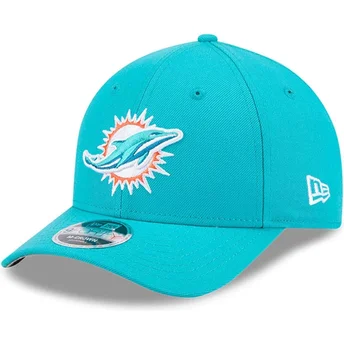Καπέλα καμπύλη μπλε snapback 9FORTY M-Crown Team από Miami Dolphins NFL από New Era
