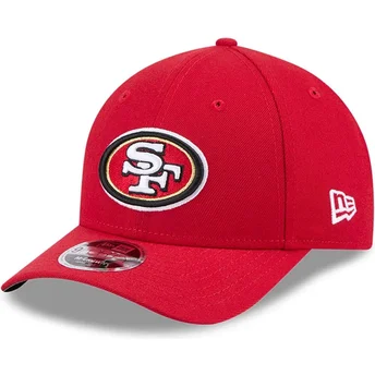 Καπέλα καμπύλη κόκκινο snapback 9FORTY M-Crown Team από San Francisco 49ers NFL από New Era