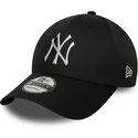 new-era-curved-brim-9forty-metallic-new-york-yankees-mlb-black-snapback-cap