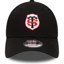 new-era-curved-brim-9forty-team-logo-stade-toulousain-top-14-black-adjustable-cap