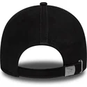 new-era-curved-brim-9forty-e-frame-img-suede-black-adjustable-cap
