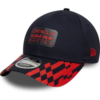 Καπέλα καμπύλη ναυτικό μπλε snapback 9FORTY M-Crown Visor Print από Red Bull Racing Formula 1 από New Era