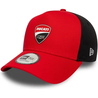 Καπέλα καμπύλη κόκκινο snapback 9FORTY E Frame από Ducati Motor MotoGP από New Era