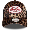 new-era-women-9forty-a-frame-m-crown-leopard-trucker-hat