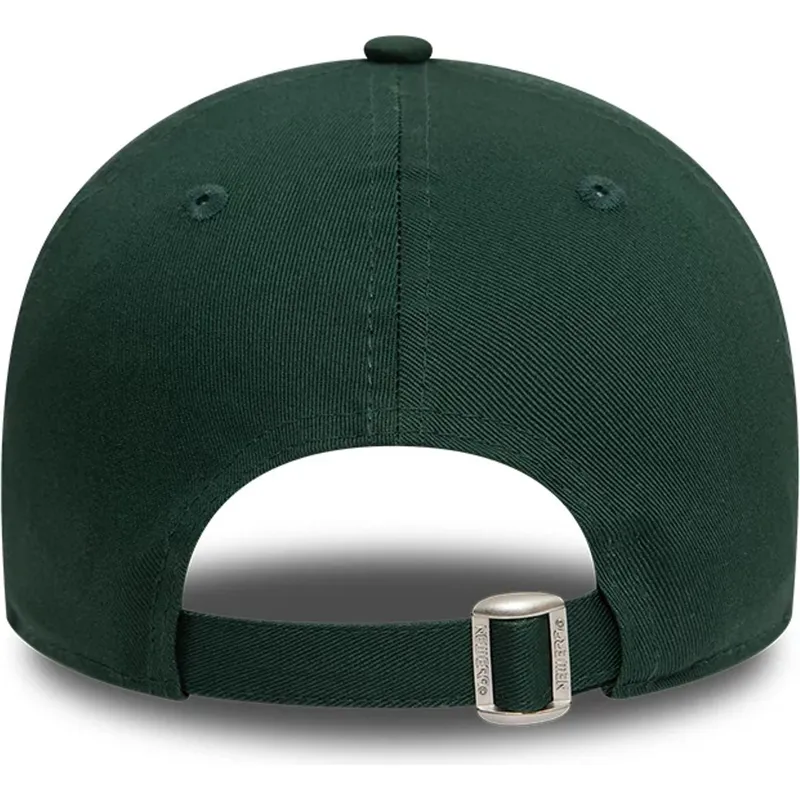 new-era-curved-brim-9twenty-league-essential-new-york-yankees-mlb-dark-green-adjustable-cap