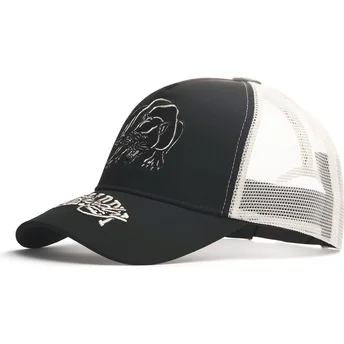 Καπέλα καμπύλη μαύρο snapback Contrast Stitch Panther Graphic από Ed Hardy