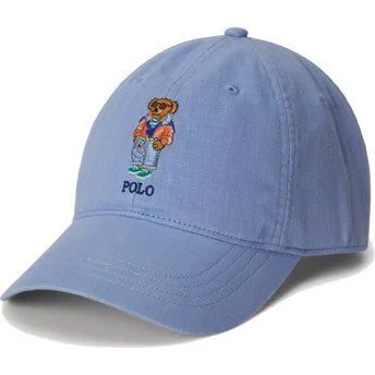Καπέλα καμπύλη μπλε ρυθμιζόμενη ταινία Classic Sport Twill Bear από Polo Ralph Lauren