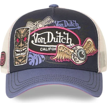 Von Dutch PATCHES14 Purple Trucker Hat