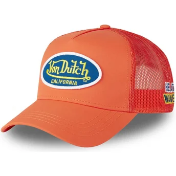 Καπέλα καμπύλη πορτοκαλί snapback POLY10 από Von Dutch