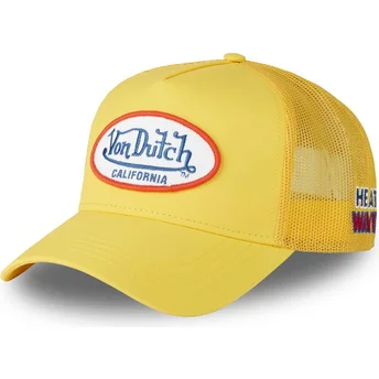 Von Dutch POLY11 Yellow Trucker Hat
