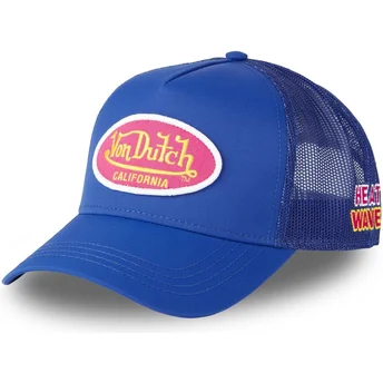 Καπέλα καμπύλη μπλε snapback POLY12 από Von Dutch
