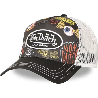 Καπέλα καμπύλη μαύρο snapback SUBL16 από Von Dutch