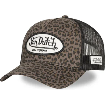 Καπέλα καμπύλη λεοπάρδαλη snapback CB BET από Von Dutch
