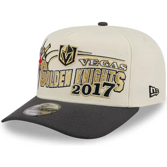 Καπέλα καμπύλη μπεζ snapback 9FIFTY A Frame Classic από Vegas Golden Knights NHL από New Era