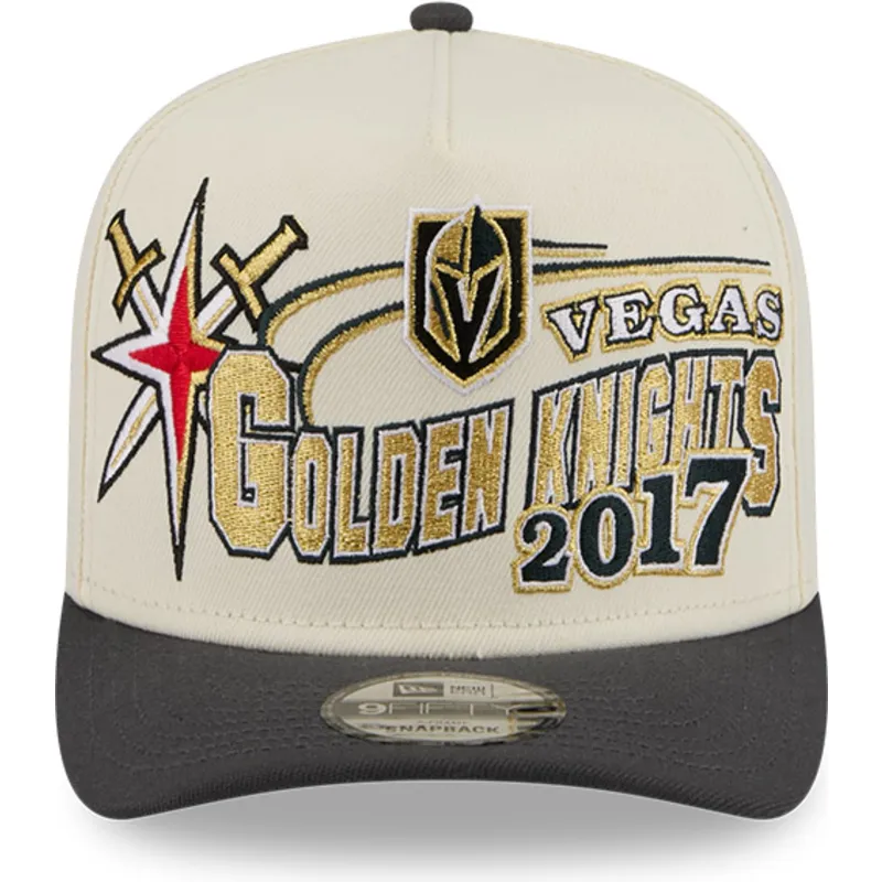 new-era-curved-brim-9fifty-a-frame-classic-vegas-golden-knights-nhl-beige-and-black-snapback-cap
