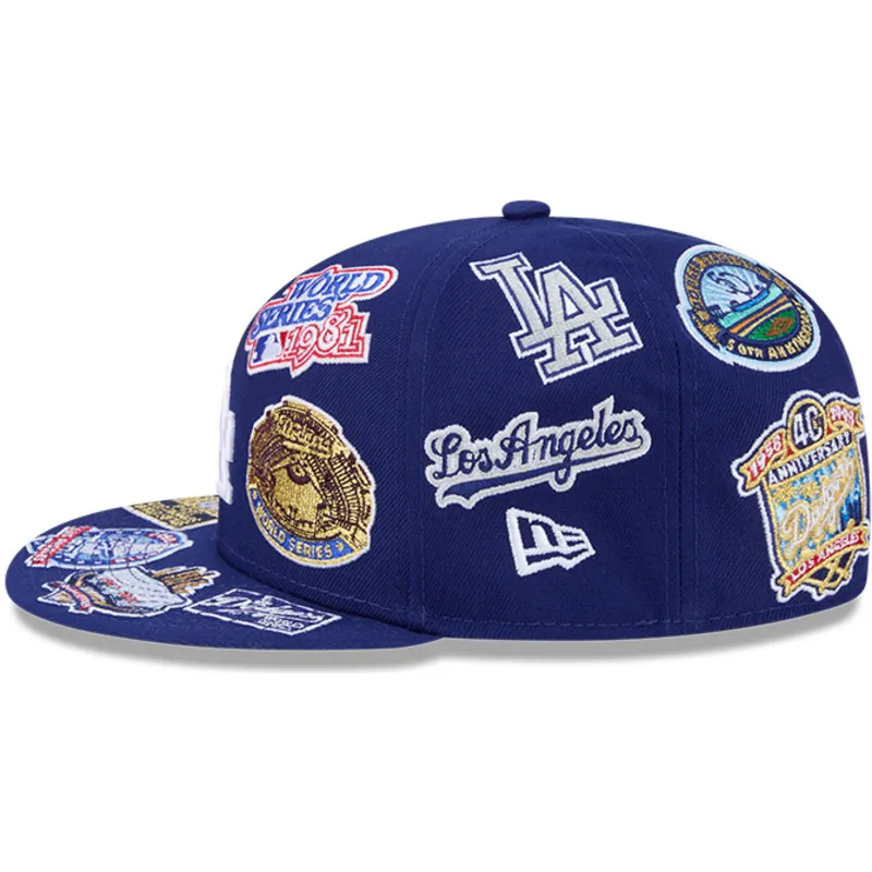 new-era-flat-brim-59fifty-all-over-logos-los-angeles-dodgers-mlb-blue-fitted-cap