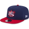 new-era-flat-brim-9fifty-a-frame-usa-2026-world-baseball-classic-navy-blue-and-red-snapback-cap