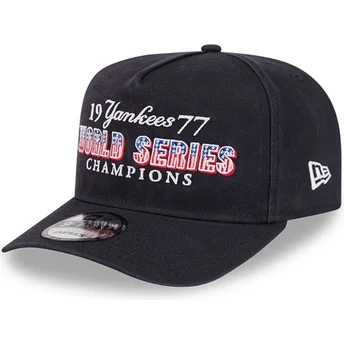 Καπέλα επίπεδη ναυτικό μπλε snapback 9FIFTY A Frame Historic από New York Yankees MLB από New Era