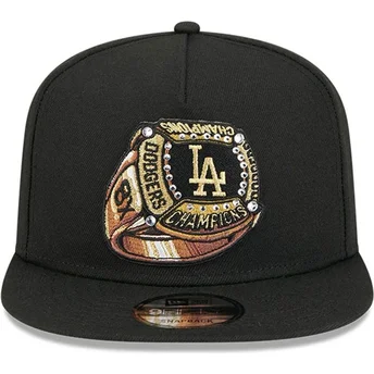 Καπέλα επίπεδη μαύρο snapback 9FIFTY A Frame Ring από Los Angeles Dodgers MLB από New Era