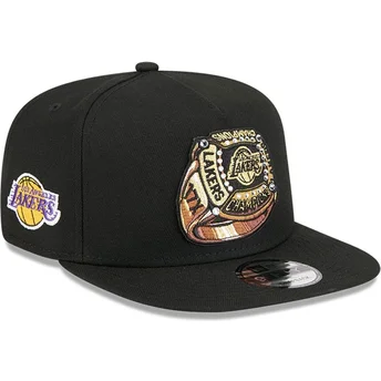 Καπέλα επίπεδη μαύρο snapback 9FIFTY A Frame Ring από Los Angeles Lakers NBA από New Era