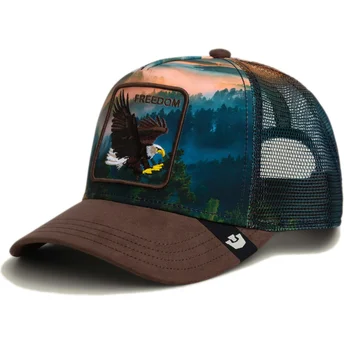 Καπέλα καμπύλη πολύχρωμο snapback Freedom Eagle In The Element The Farm Goorin Bros.