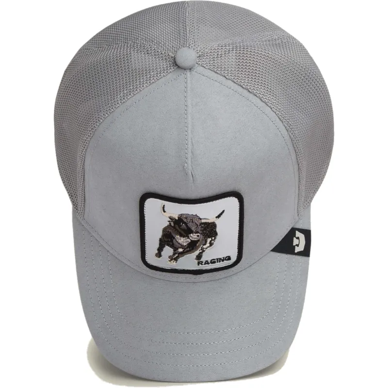 goorin-bros-bull-raging-silver-bull-metallic-the-farm-grey-trucker-hat