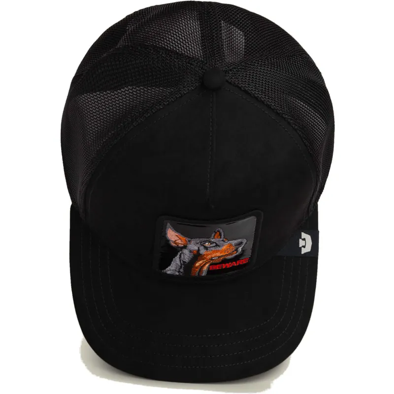 trucker-black-out-doberman-metallic-the-farm-goorin-bros
