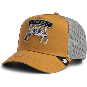 Καπέλα καμπύλη καφέ snapback Classic Rocker Crackin' The Farm Goorin Bros.