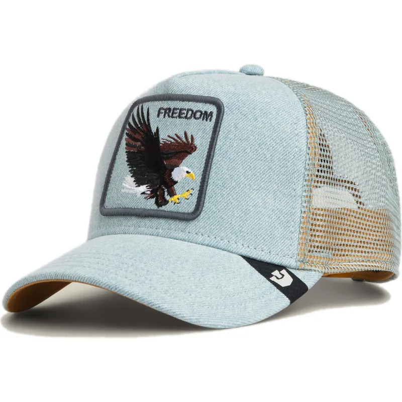trucker-denim-eagle-the-farm-goorin-bros trucker-denim-eagle-the-farm-goorin-bros