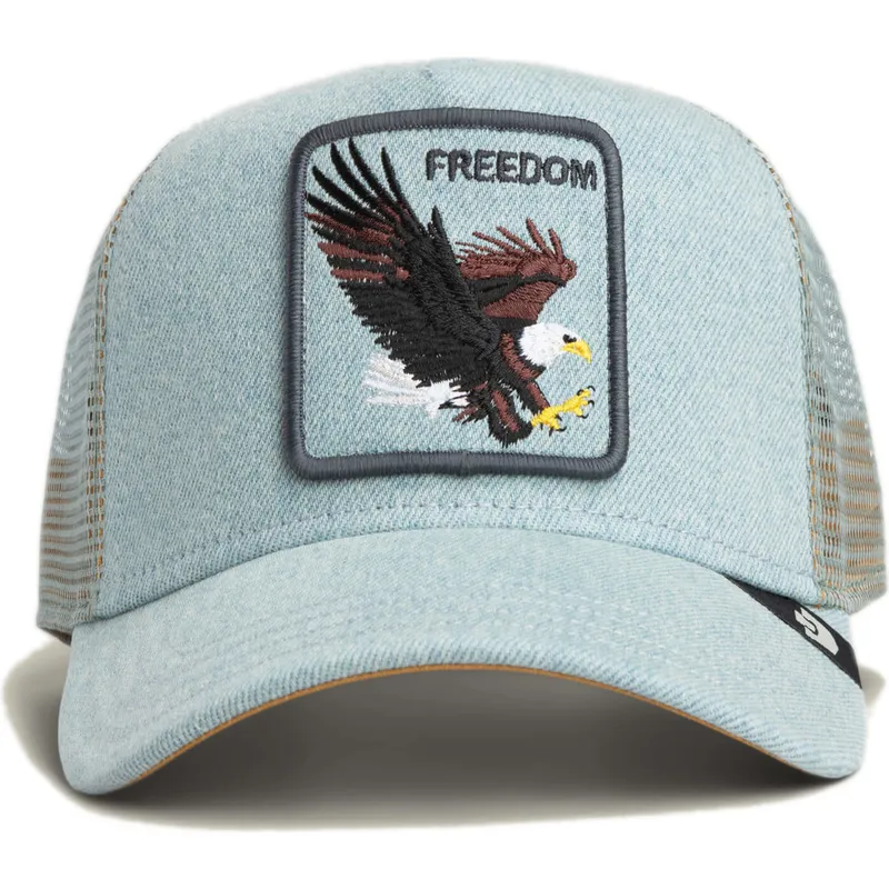 trucker-denim-eagle-the-farm-goorin-bros trucker-denim-eagle-the-farm-goorin-bros