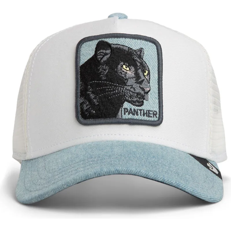 trucker-denim-panther-the-farm-goorin-bros trucker-denim-panther-the-farm-goorin-bros