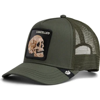 Goorin Bros. The Cancelled Skull The Farm Green Trucker Hat