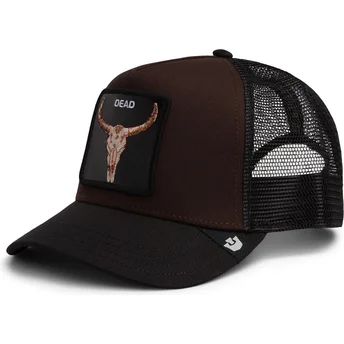 Καπέλα καμπύλη καφέ snapback Dead Skull The Farm Goorin Bros.