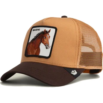 Καπέλα καμπύλη καφέ snapback Gaucho The Farm Goorin Bros.