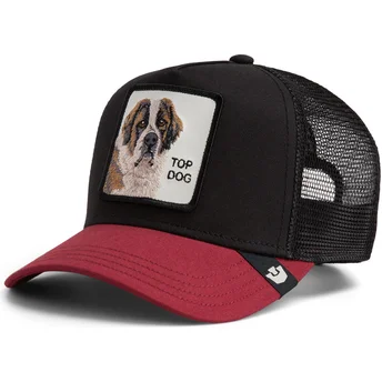 Καπέλα καμπύλη μαύρο snapback Crush Top Dog The Farm Goorin Bros.