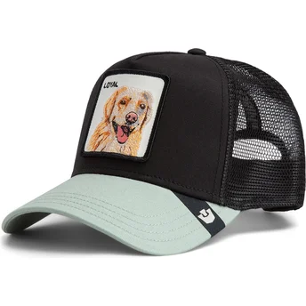 Καπέλα καμπύλη μαύρο snapback The Loyal Dog The Farm Goorin Bros.